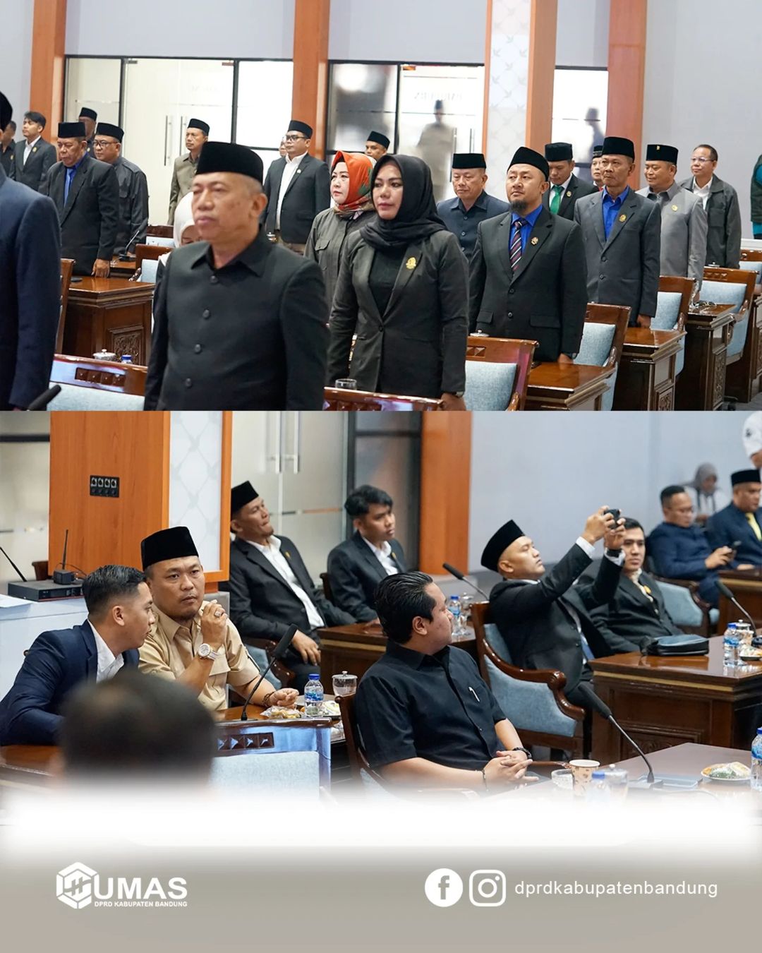 Rapat Paripurna DPRD Kabupaten Bandung tentang Tata tertib, Penyampaian Usulan Susunan dan Penetapan AKD